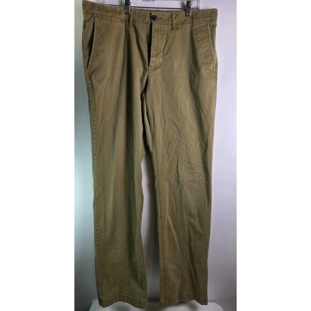 GOODFELLOW‎ & CO Men's Sculptural Tan Hennepin Slim-Fit Chino Pants SZ 36X34